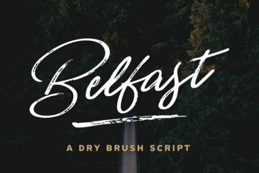 Belfast - A Dry Brush Script