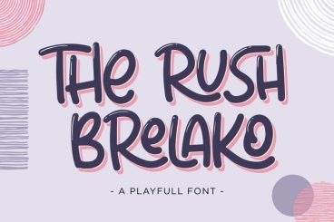 The Rush Brelako - Cartoon Font