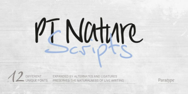 PT Nature Font Family