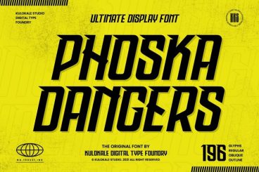 Phoska Dangers Font