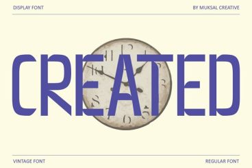 Created Font