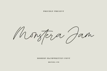 Monstera Jam - Modern Script Font