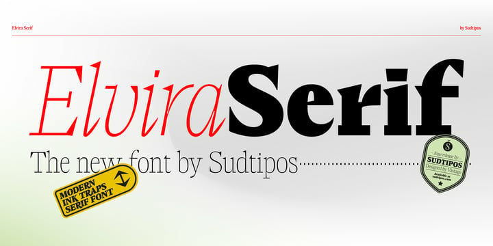 Elvira Serif Font Family Elvira Serif Font Family