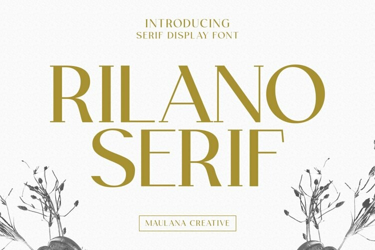 Rilano Serif Font