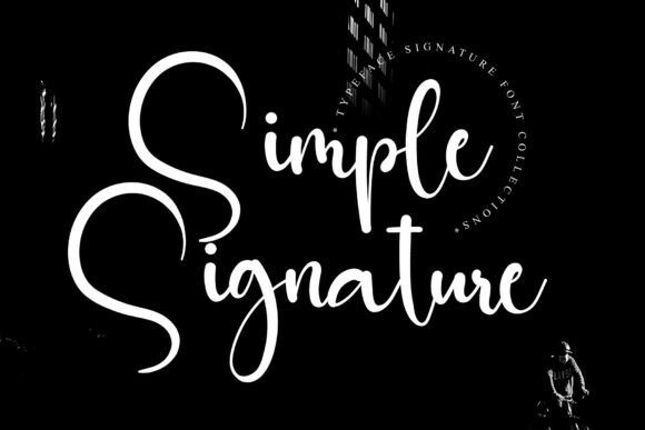 Simple Signature Font - Free Font