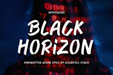 Black Horizon Font