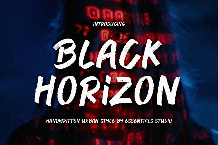 Black Horizon Font