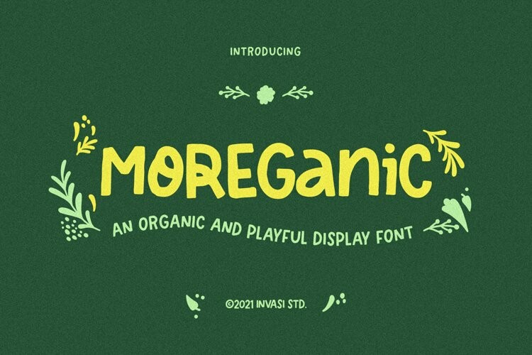 Moreganic Font Moreganic Font