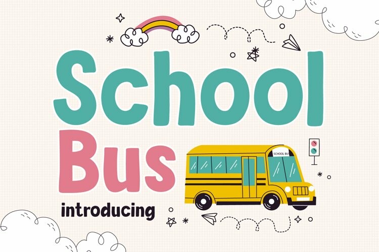 School Bus Font - Free Font