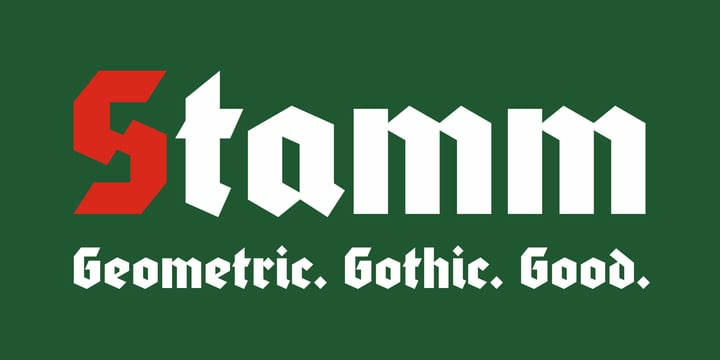 Stamm Font Stamm Font