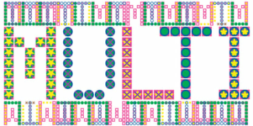 LED pixel Font Family