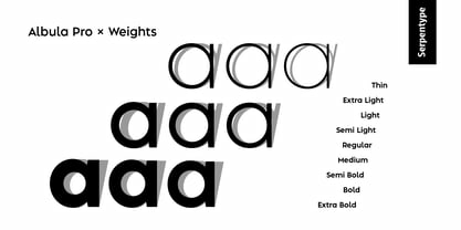 Albula Pro Font Family