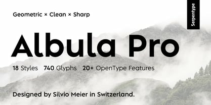 Albula Pro Font Family