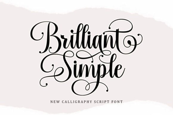 Brilliant Simple Font - Free Font