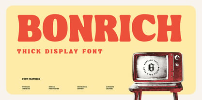 Bonrich Font Bonrich Font
