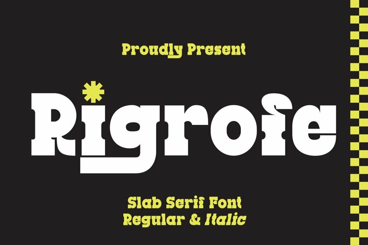 FontBundles - Rigrofe - Slab Serif Font 2521261 FontBundles - Rigrofe - Slab Serif Font 2521261