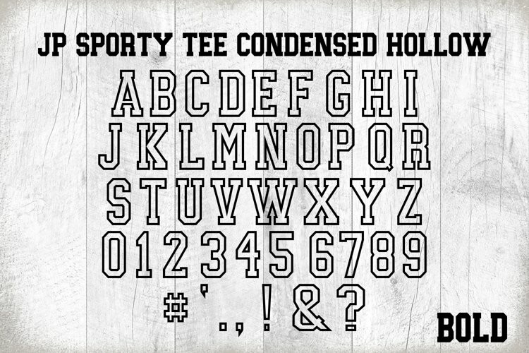 Sporty Tee Family Font