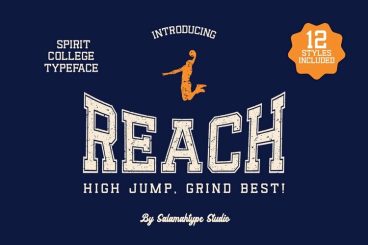 Reach - Sports Font
