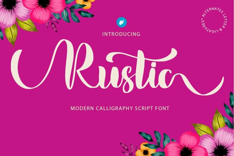 Rustic Wedding font