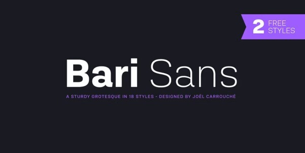 Bari Sans Font Family - Free Font