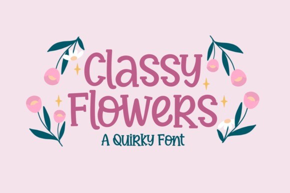 Classy Flowers Font - Free Font