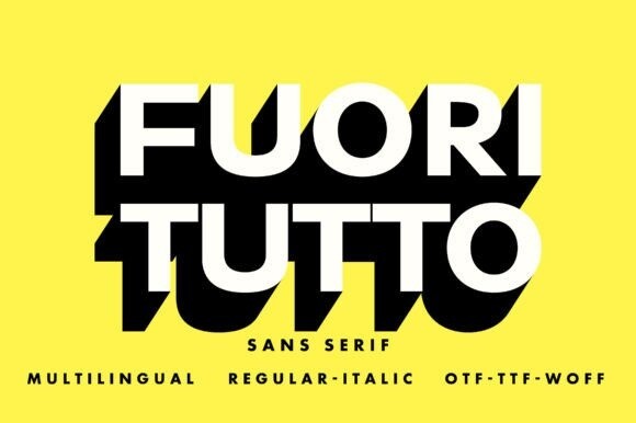 Fuori Tutto Font Free Font