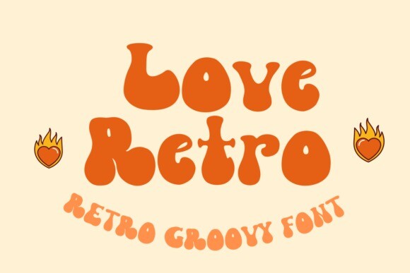 Love Retro Typeface - Free Font