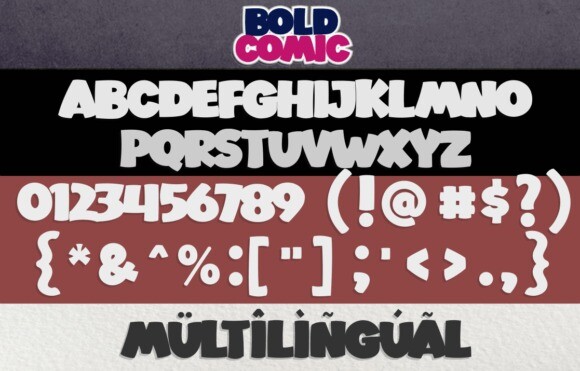 Bold Comic Script Bold Comic Font - Free Font