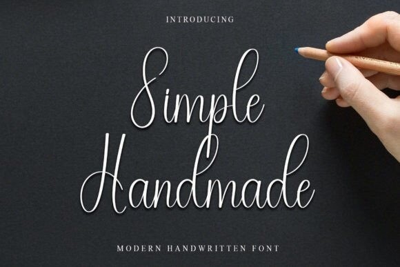 Simple Handmade Font - Free Font