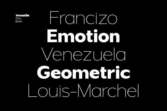 Versatile Font Family - Free Font
