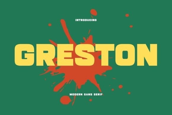 Greston Font - Free Font