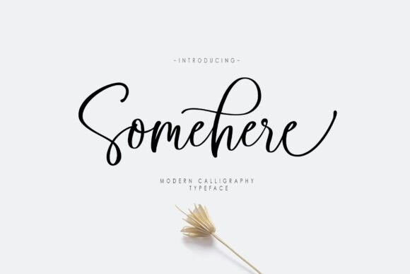 Somehere Font - Free Font