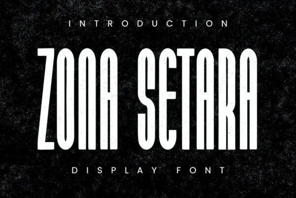 Setara Lettering Zona Setara Font - Free Font