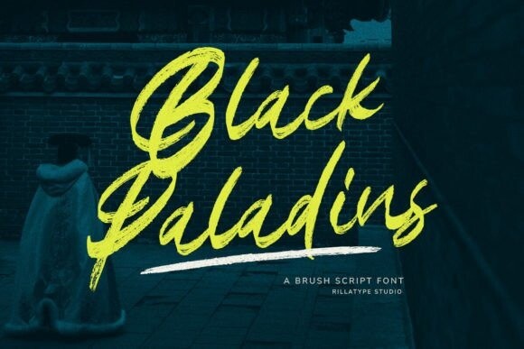 Black Paladins Font - Free Font