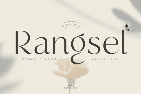 Rangsel Font - Free Font