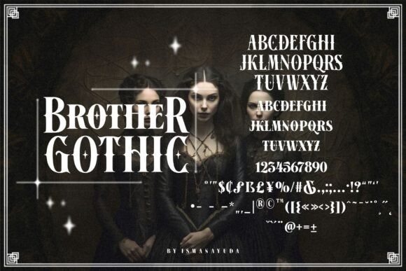 Brother Gothic Font Free Font