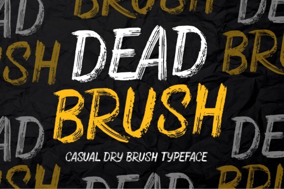 Dead Brush Font - Free Font
