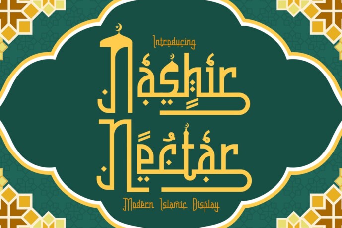Nashir Nectar Font - Free Font