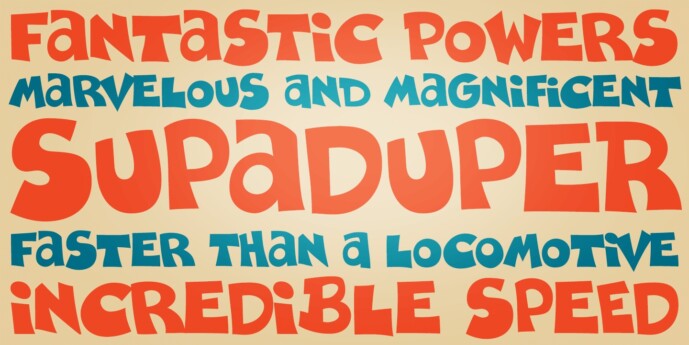 Supaduper PB Font - Free Font