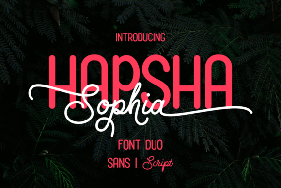 Hapsha Sophia Font - Free Font