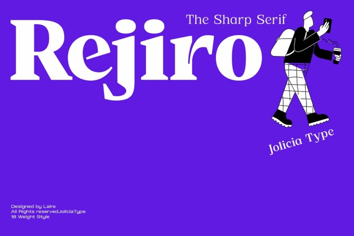Jetro Font JT Rejiro Font - Free Font