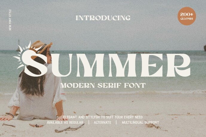 Summer Typeface - Free Font