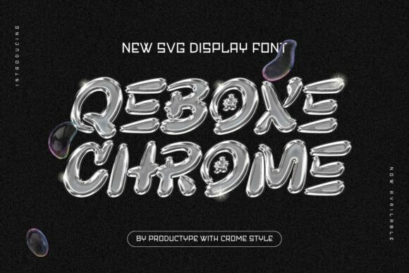 Qebox Chrome Font - Free Font