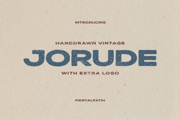 Jode Lettering Jorude Font - Free Font