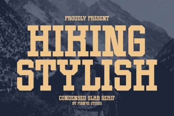 Hiking Stylish Font - Free Font