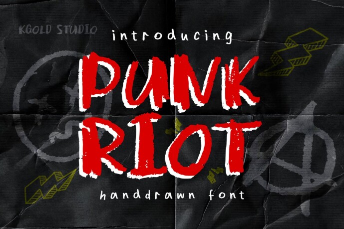 Punk Riot Font - Free Font
