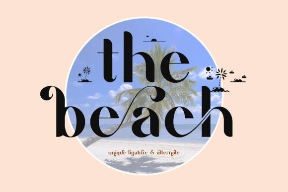 The Beach Display Font - Free Font