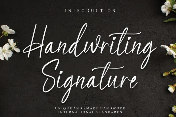 Handwriting Signature Font - Free Font