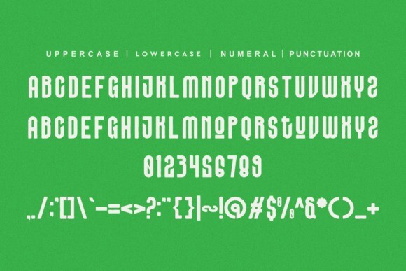 Turen Drone Font Free Font