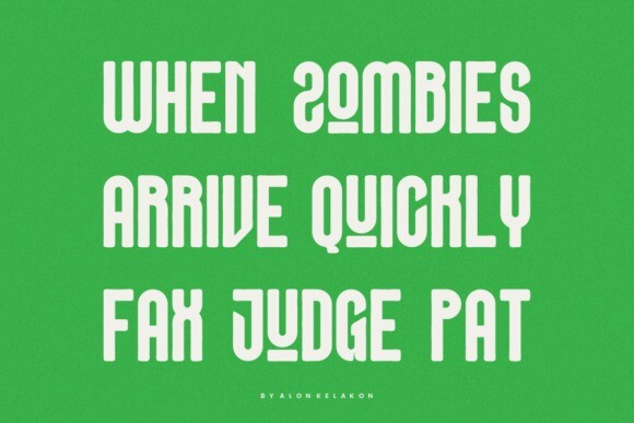 Turen Drone Font Free Font